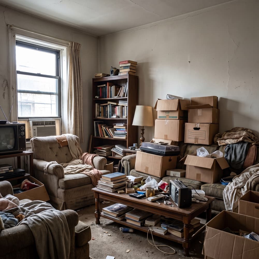 Wohnungsauflösung – vorher (Symbolbild)